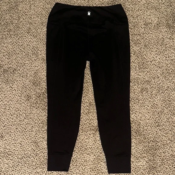 Spyder Black Leggings/fleece - Picture 5 of 6